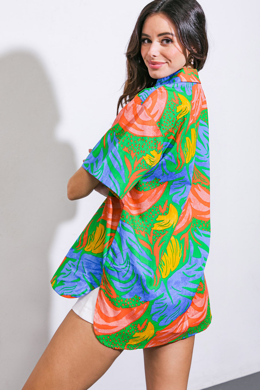 ONE STEP AT A TIME WOVEN TOP Flying Tomato